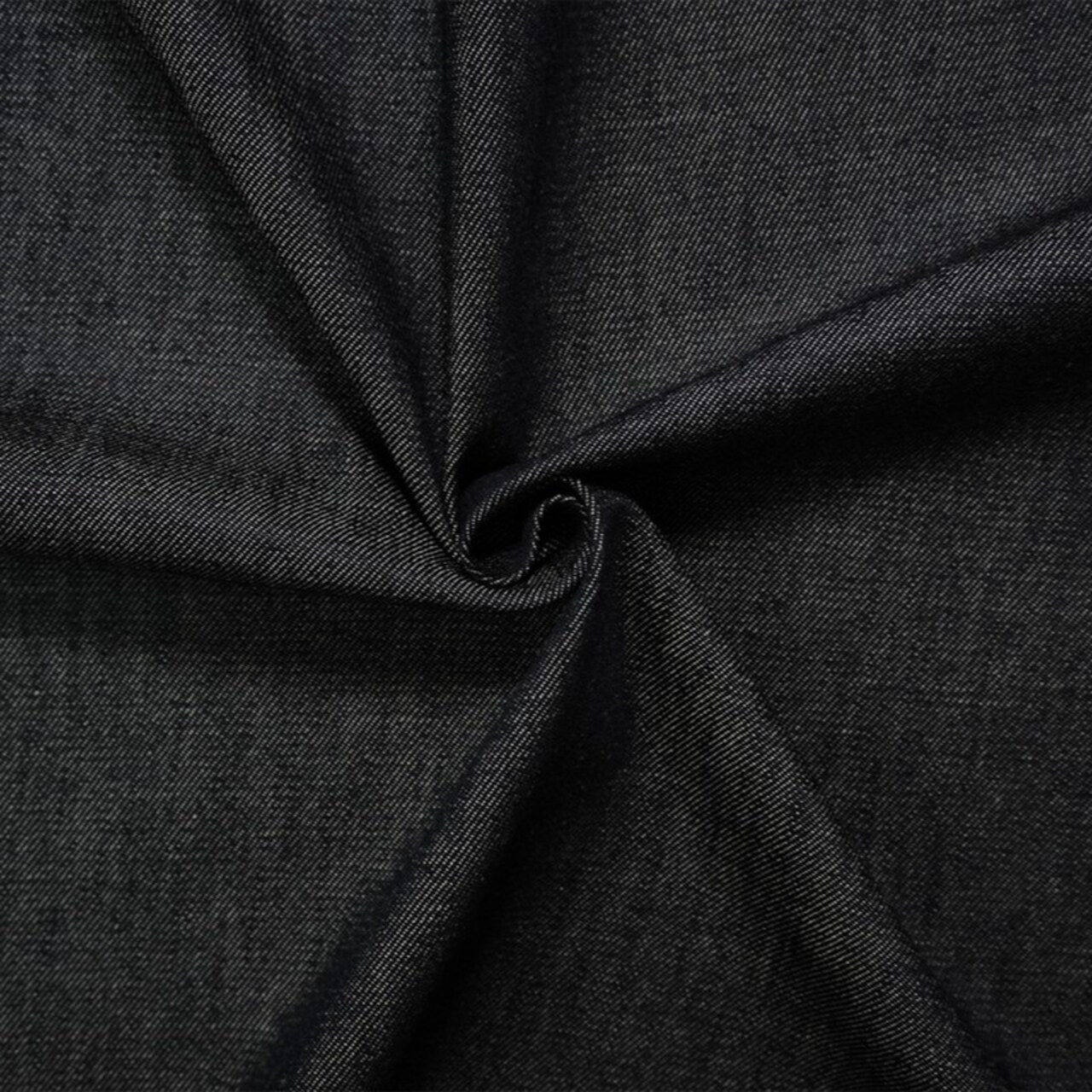 Navy 10 oz. Cotton Spandex Stretch Denim Twill Woven Fabric By the Yard